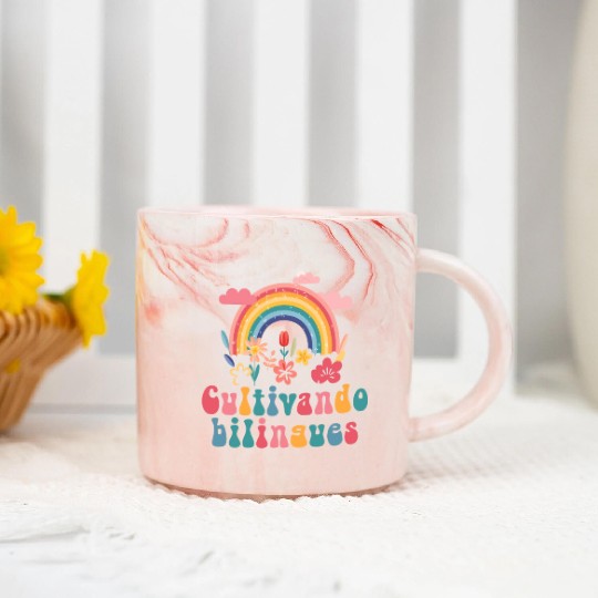 Cultivando Bilingües Spanish Teacher Marble Mugs