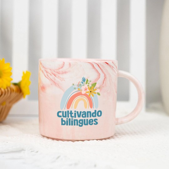 Cultivando Bilingües Spanish Teacher Marble Mugs