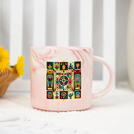 Loteria: Mexico's Bingo Fiesta Marble Mugs