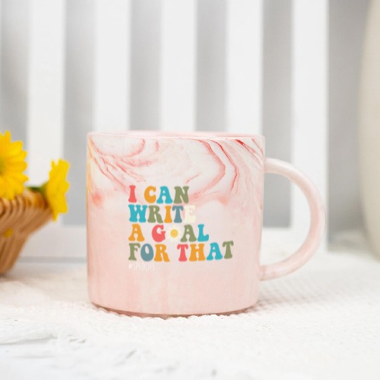Special Education Sped Teacher I Can Write A Goal Marble Mugs