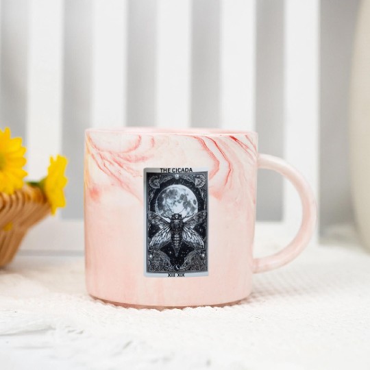 Cicadageddon Invasion Tour 2024 Funny Cicada Event Marble Mugs