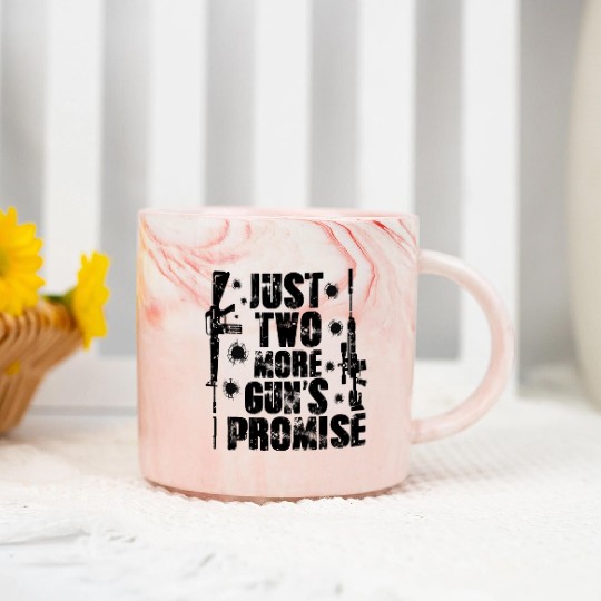 Celestial Virus Pattern on Black Background Marble Mugs