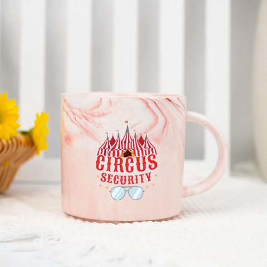 Circus Security Acts Costume Party Marble Mugs