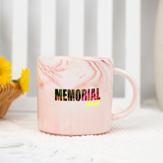 MEMORIAL DAY Marble Mugs