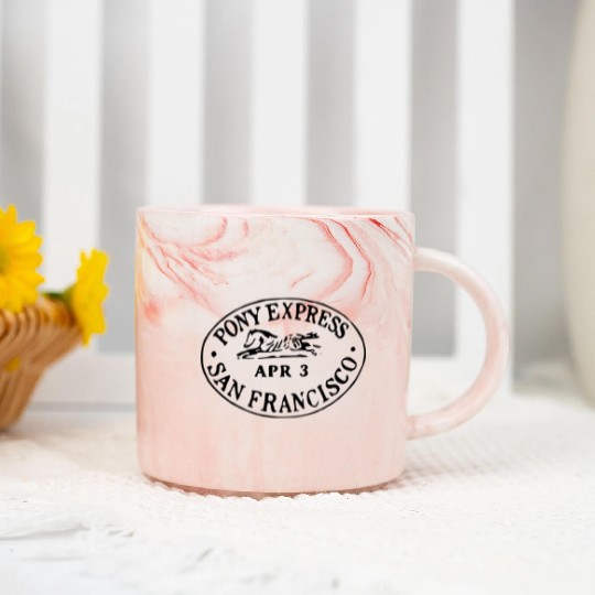 Pony Express Marble Mugs