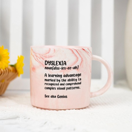 Dyslexia Noun Definition Dyslexia Apraxia Marble Mugs