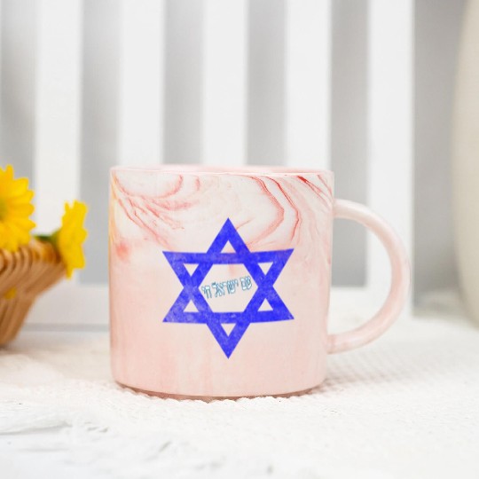 Stand with Israel Marble Mugs