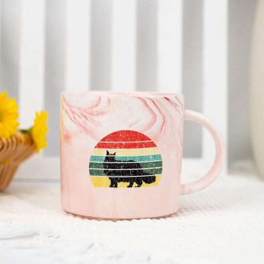 Cat Lover Gifts Maine Cat Marble Mugs