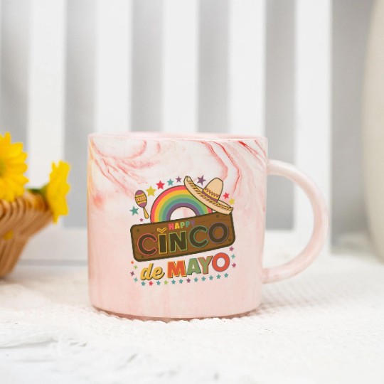 Cinco De Mayo Mexican Fiesta Marble Mugs