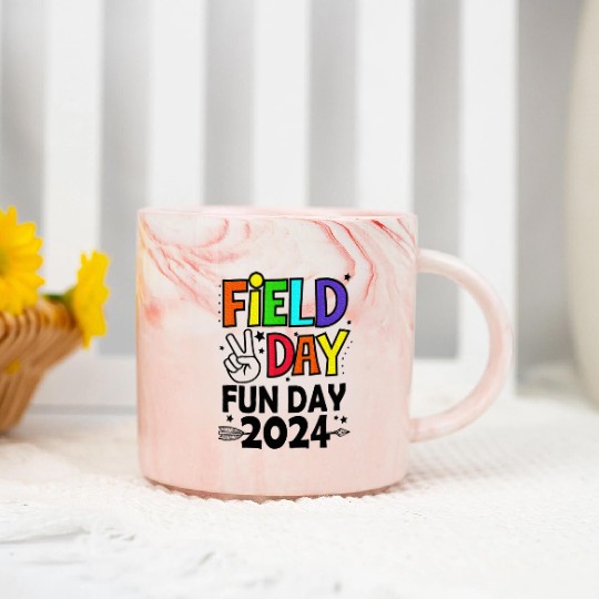 Field Day Fun Day For Teacher Field Day Marble Mugs
