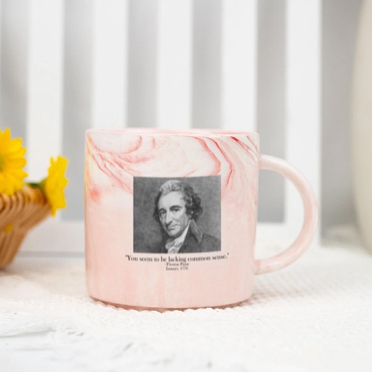 Lacking Common Sense AP US History Thomas Paine Marble Mugs