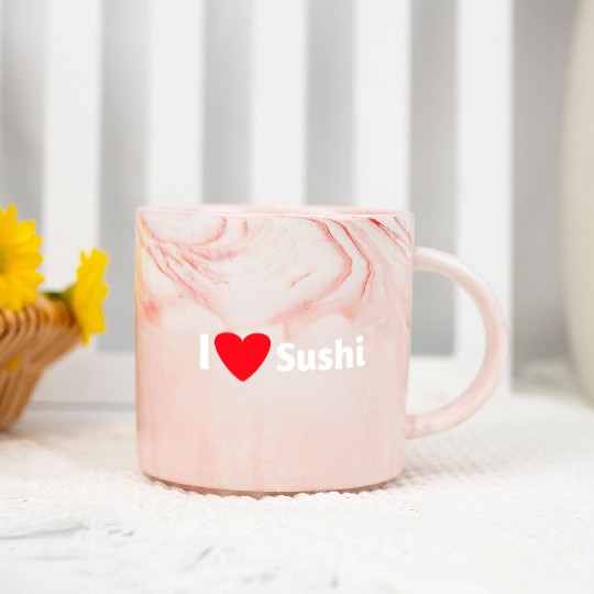 I love sushi Marble Mugs