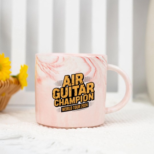 AIR GUITAR CHAMPION WORLD TOUR 2024 Marble Mugs