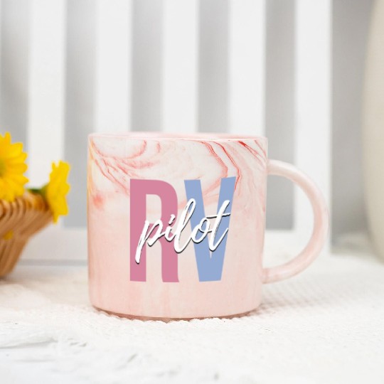 Rv Camping Rv Driver Rv Camper Rv Lover Marble Mugs