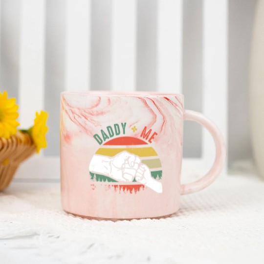 Love Daddy and Me Marble Mugs