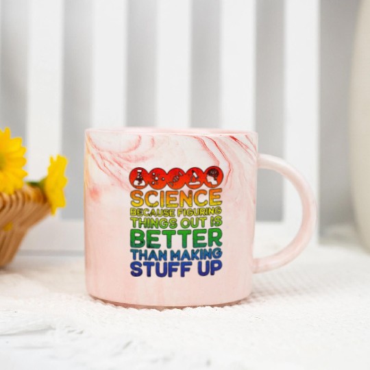 Science Lover, Science Teacher, Science Is Real Marble Mugs