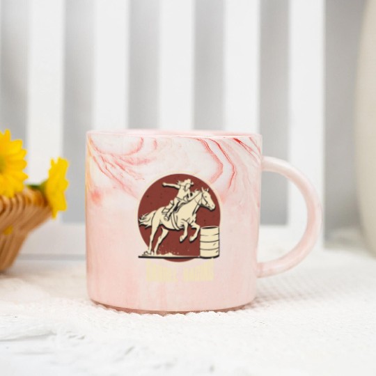 Barrel Racing Gifts Marble Mugs