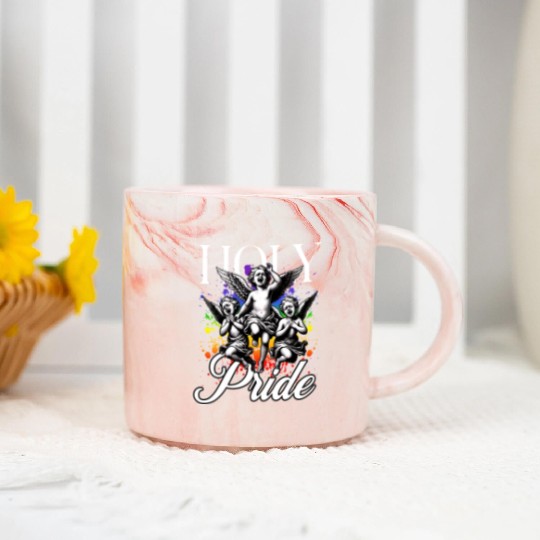 Love Is Love Pride Colors Of Rainbow Equality fun Marble Mugs