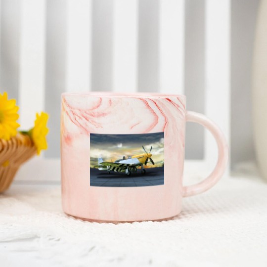 P-51 Marble Mugs