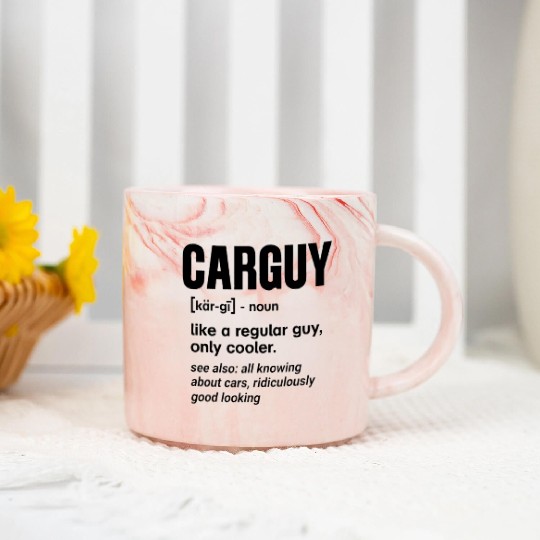 Car Guy Definition Mechanic Auto Racing Car Lovers Marble Mugs