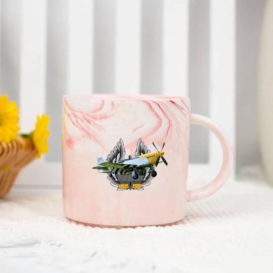 P-51 Marble Mugs