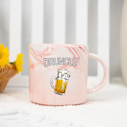 Druncle Whiskey Drunk Uncle Marble Mugs