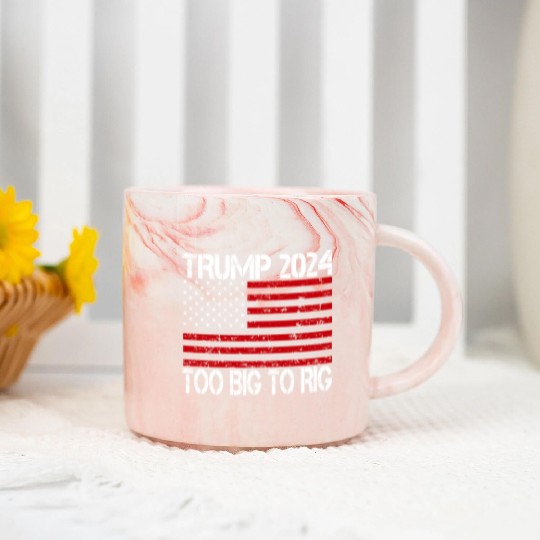 2024 Elections Too Big To Rig Marble Mugs