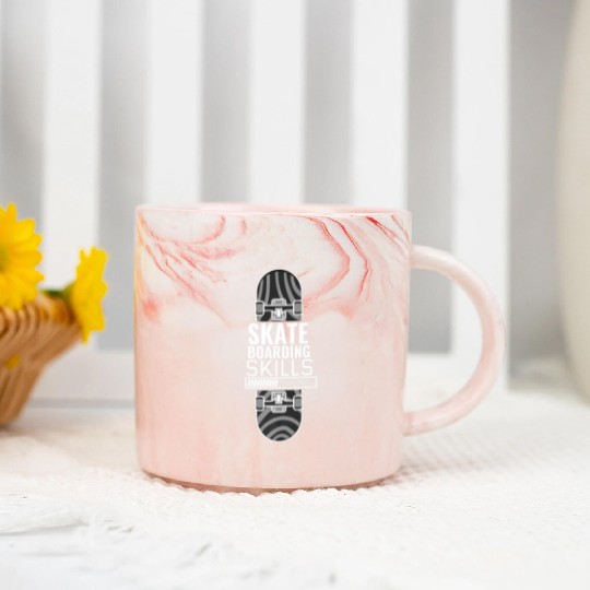 Skateboard Clothes Skateboarding Skills Loading Marble Mugs