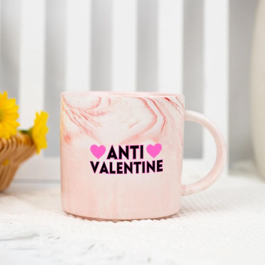 ANTI VALENTINE Marble Mugs