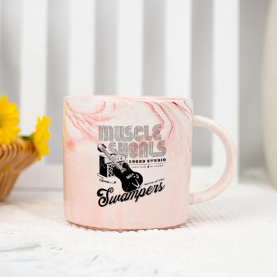 Vintage Muscle Shoals Guitar Marble Mugs