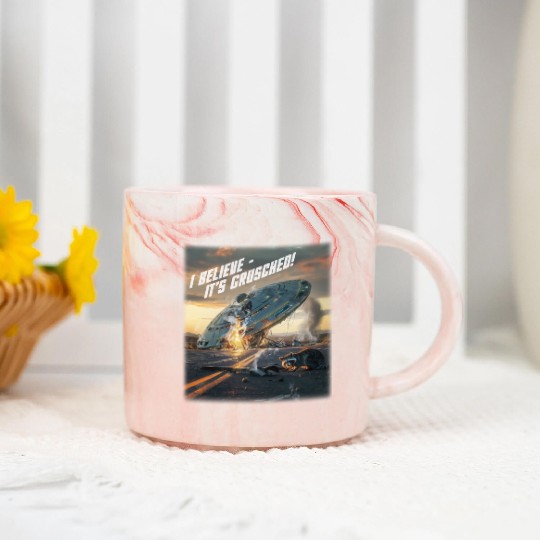 UFO crash. I believe it's grusched! Marble Mugs