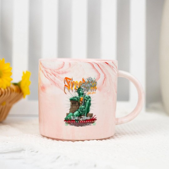 statue of liberty smoking #2 Marble Mugs
