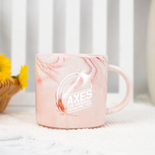 Axe Throwing Enthusiasts Championship Precision Marble Mugs