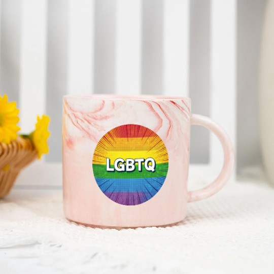 LGBTQ Marble Mugs