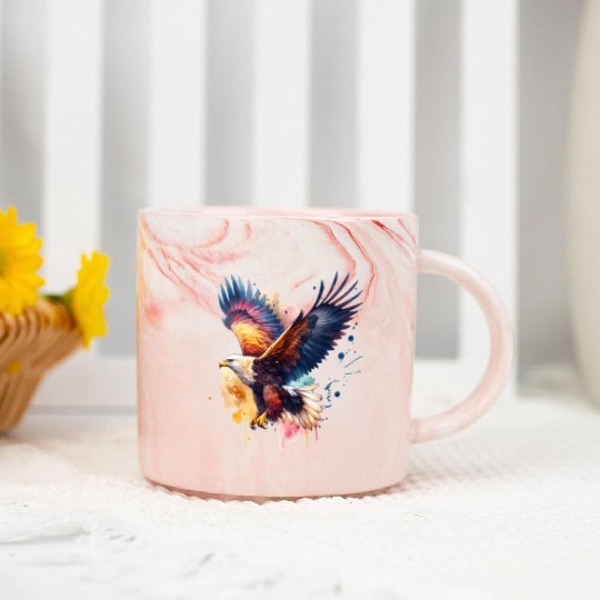 Wedge-tailed Eagle in Flight Marble Mugs