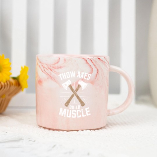 Axe Throwing Enthusiasts Championship Precision Marble Mugs