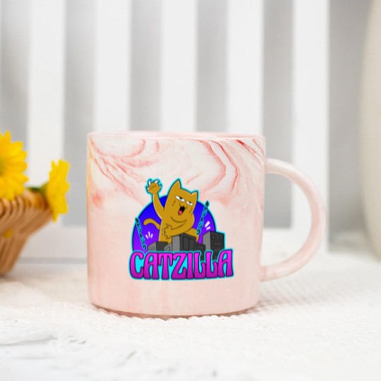 catzilla Marble Mugs