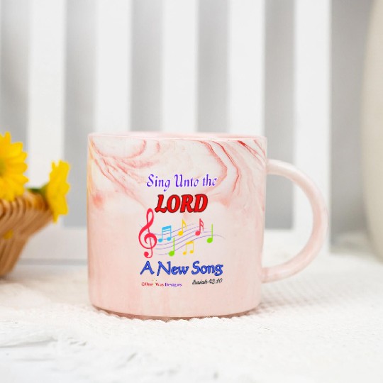 Sing Unto the LORD a New Song Marble Mugs