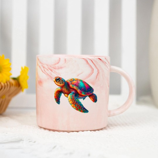 Sea turtle Marble Mugs