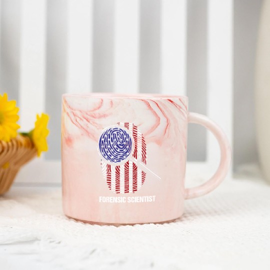 4th Of July Forensic Science Forensic Scientist Marble Mugs