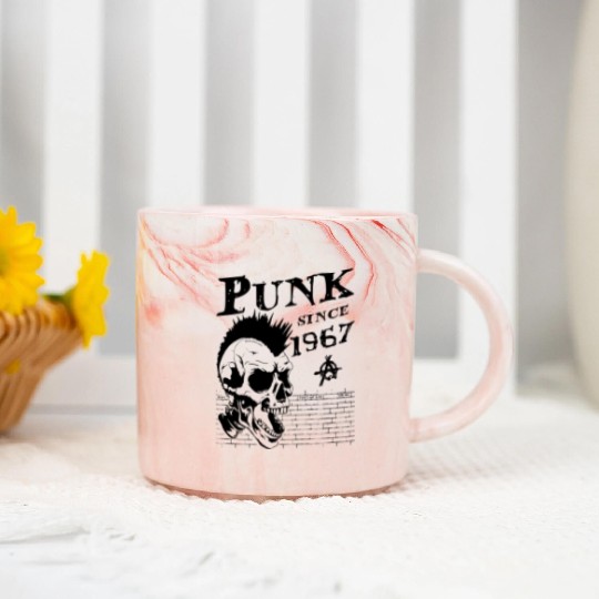 Punk Since 1967, Punks Not Dead, 57 Years Old and Marble Mugs