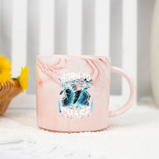 Tornado Chasing Adventures: Embrace Nature's Fury Marble Mugs