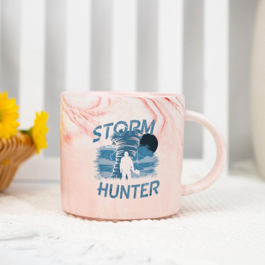 Tornado Chasing Adventures: Embrace Nature's Fury Marble Mugs