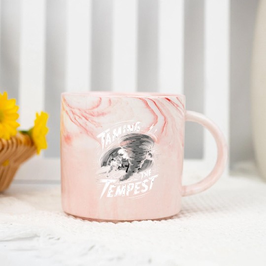 Tornado Chasing Adventures: Embrace Nature's Fury Marble Mugs