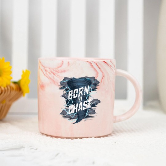 Tornado Chasing Adventures: Embrace Nature's Fury Marble Mugs