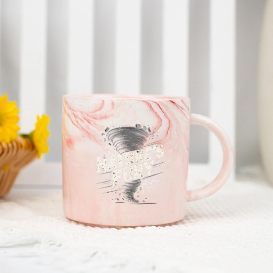 Tornado Chasing Adventures: Embrace Nature's Fury Marble Mugs
