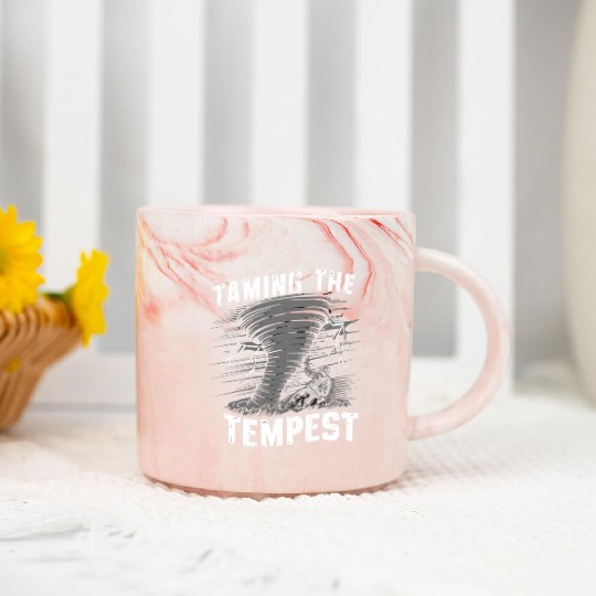 Tornado Chasing Adventures: Embrace Nature's Fury Marble Mugs