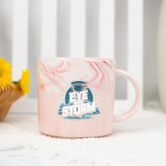 Tornado Chasing Adventures: Embrace Nature's Fury Marble Mugs