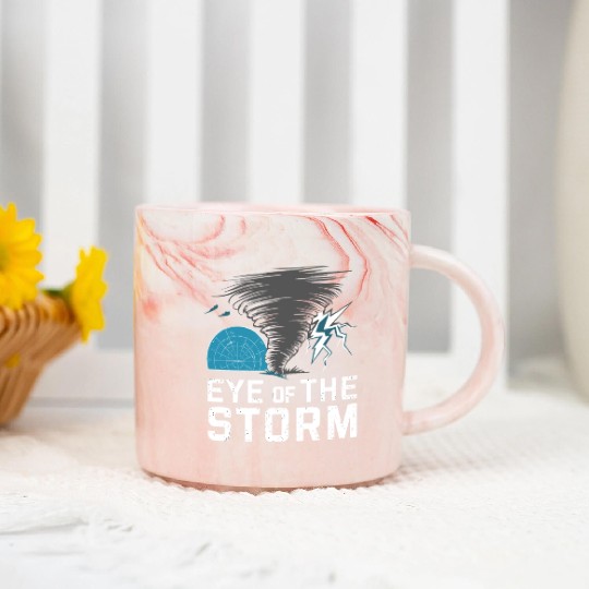 Tornado Chasing Adventures: Embrace Nature's Fury Marble Mugs