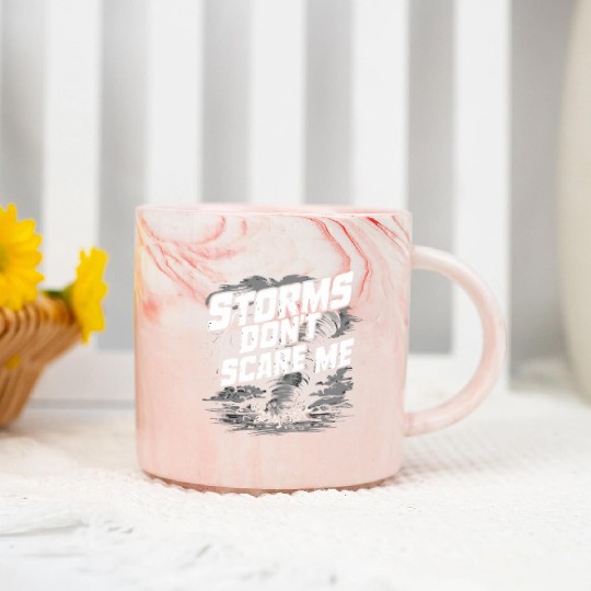 Tornado Chasing Adventures: Embrace Nature's Fury Marble Mugs
